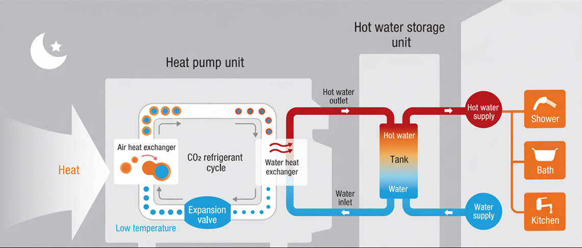 How Daikin Hot Water System works